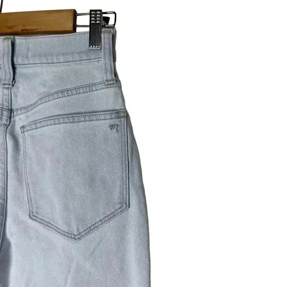 Madewell The Momjean in Bloomfield Wash High Rise  Denim Jeans Size 23 - Picture 7 of 10